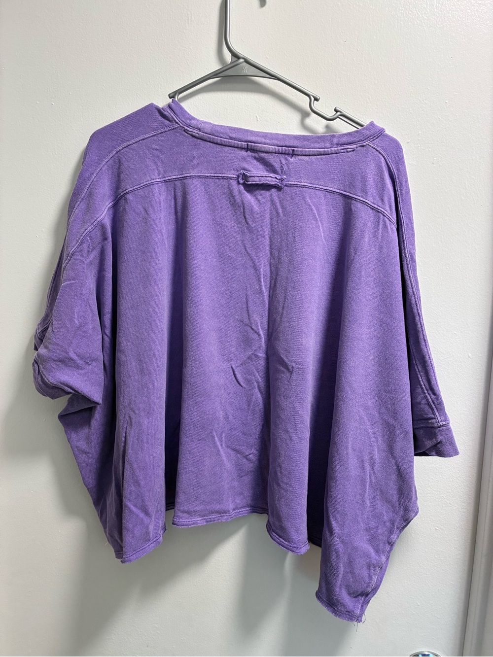 We The Free Lavender Oversized Layered Sweatshirt - Picture 3 of 3